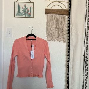 For Love and Lemons Crop Lounge Cardigan